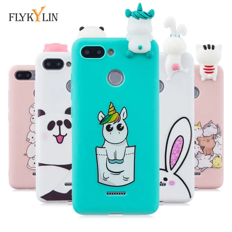 

For Redmi 6 Soft TPU Silicon Case on For Coque Xiaomi Redmi 4A 4X S2 Case for Redmi 5 5A 5 Plus Cover 3D DIY Unicorn Phone Cases