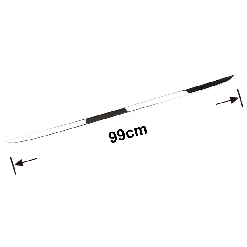 AX автомобильный Стайлинг хромированная Задняя Крышка багажника Крышка края отделка люка полоса украшения для Mazda CX-3 CX3