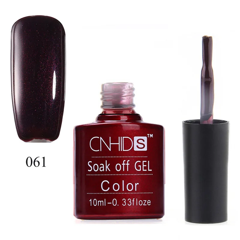 CNHIDS цветное покрытие Гель-лак для ногтей Темно-красное вино серия лак для ногтей отмачиваемый Гель-лак долговечный лак для ногтей - Цвет: 061