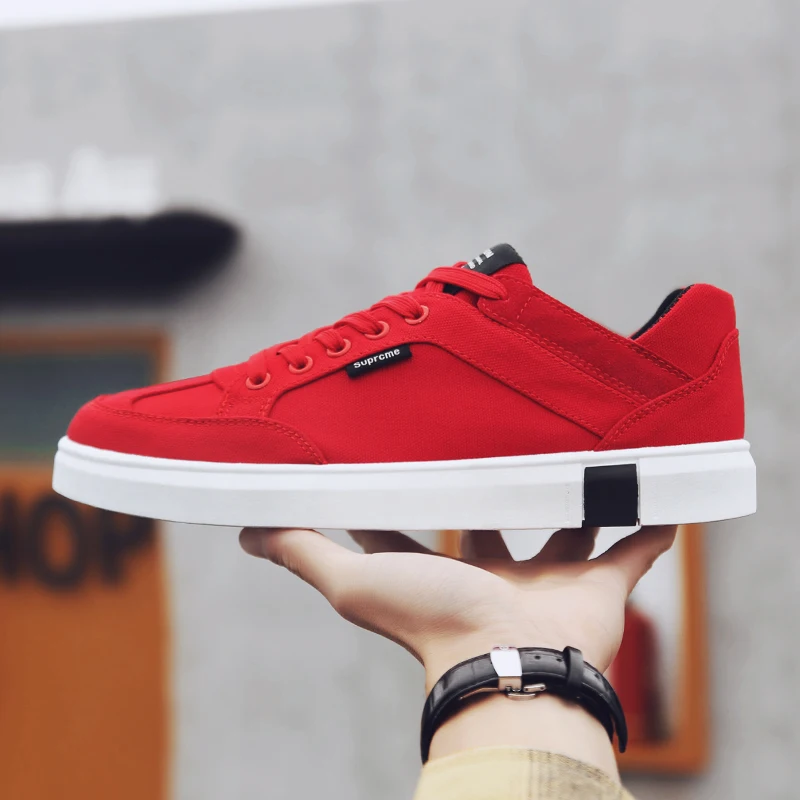 

Spring canvas shoes, fashion versatile white shoes, lightweight and comfortable casual shoes,Sneakers