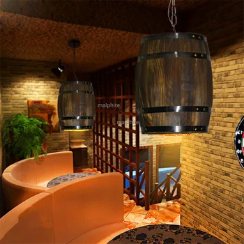 

American Style Retro Industrial LED Lighting Bar Creative Design Pendant Lamp Modern Restaurant Novelty Decor Pendant Lights