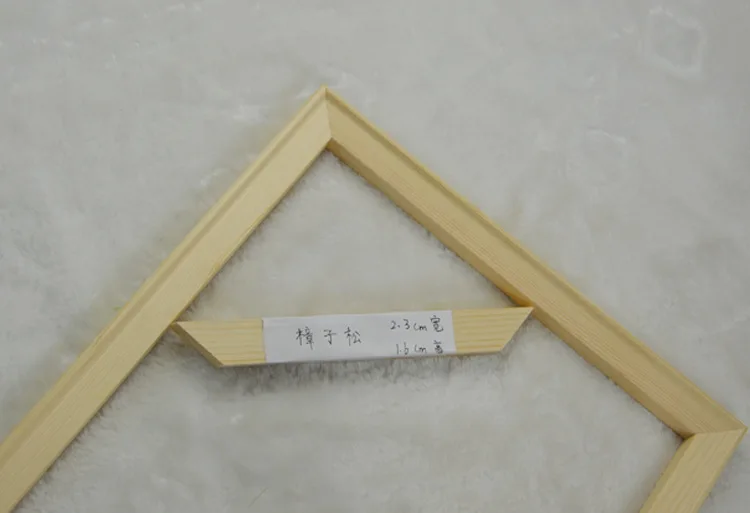 Костюм для всех видов diy масляной живописи толстая рамка из соснового дерева