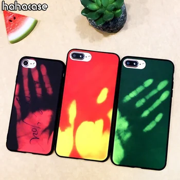 

100pcs Thermosensitive Color Change Magical PU For iPhone 11 Pro Max XS XR X 8 7 6 6S Plus Sensing Thermal Sensor Heat Cover