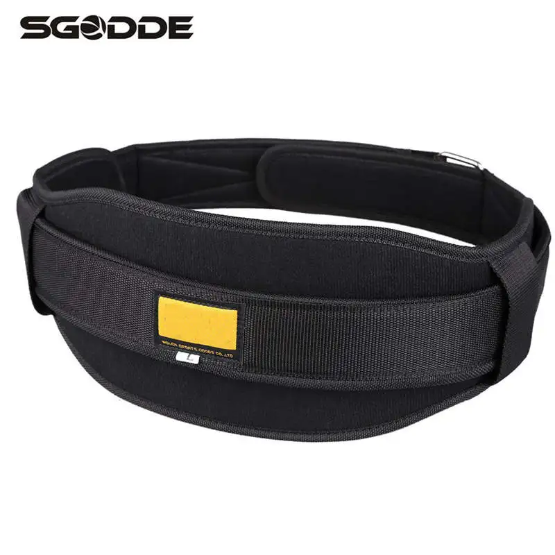 Body Building Fitness Adjustable Weight Lifting Belt Gym Wide Back Waist Support Protect Exercise Training Belt