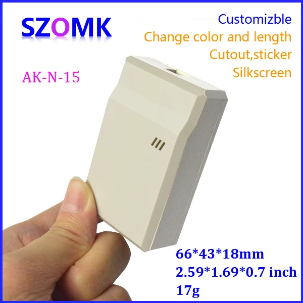 

12pcs/lot box project enclosure plastic enclosures for electronics 66x43x18 mm