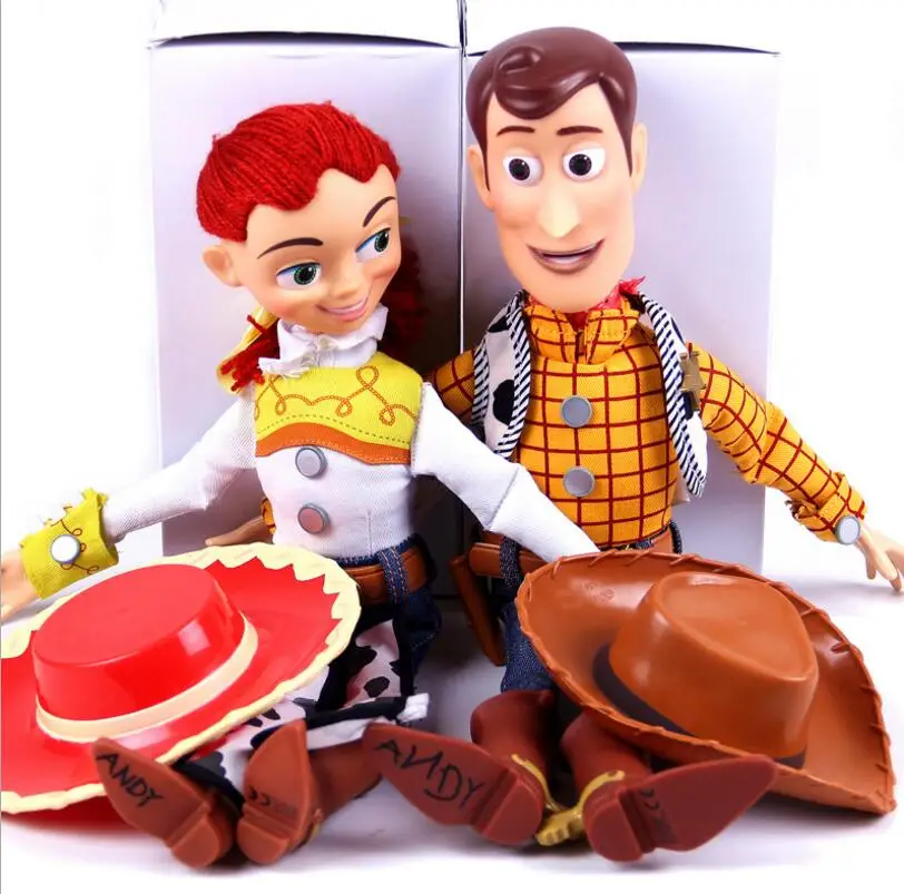 Дисней Pixar Toy Story 4 говорящие Вуди и Джесси Базз Лайтер Бо Пип кукла Фигурки Рождественский подарок модель игрушки для детей