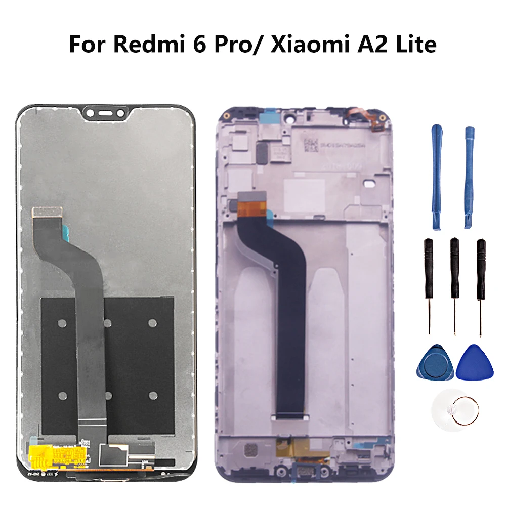 5 84 ''Lcd для Xiaomi Redmi 6 Pro 6Pro Полный ЖК дисплей кодирующий преобразователь