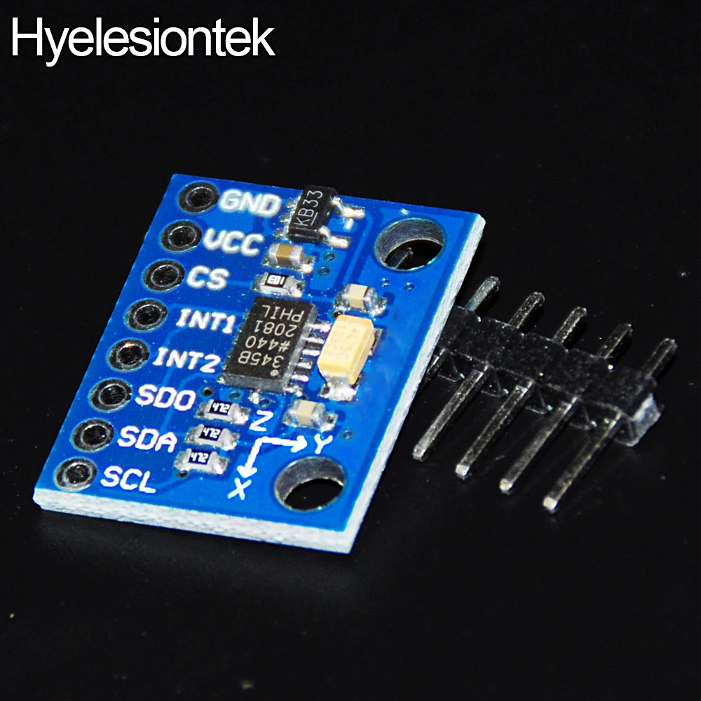 

ADXL345 GY291 Sensor Digital 3Axis Gyro Triple Gravity Detector Gyroscope Accelerometer Motion GY-291 5V 13Bit Module Transducer