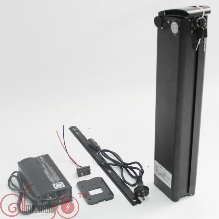 Ebike Seat Tube Lithium Ion Battery Electric Bicycle 24V 22AH Li-ion Battery With BMS and 5A Fast Charger