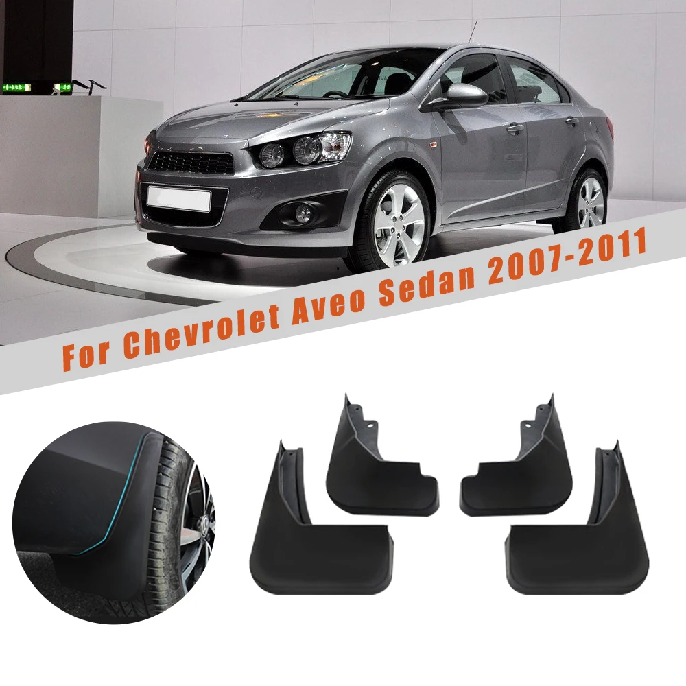 Брызговики для Chevrolet Aveo T250 2007-2011 Автомобильные Брызговики переднее заднее крыло вспышки автоматические Брызговики 4 шт