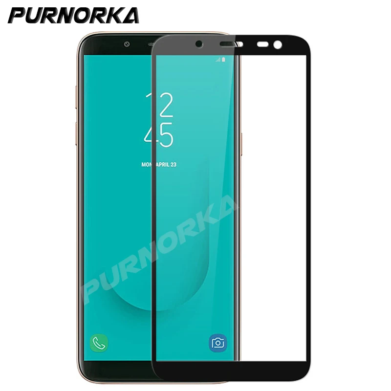 Для Samsung Galaxy J6 2018 полное покрытие защитное закаленное стекло для экрана 9h
