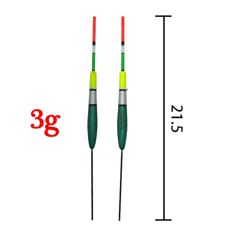 OLOEY 2,5 г 3 г 4 г 5 г поплавок вертикальный буй поплавки композитный материал Lightstick поплавки аксессуары пробка для рыбалки - Цвет: 3g green