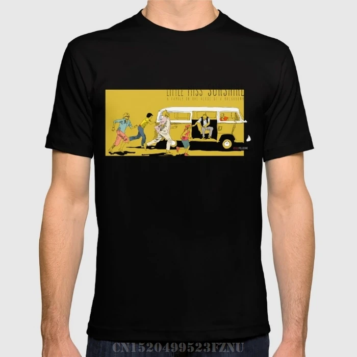 Летняя распродажа мужские футболки Little Miss sunshine короткие с круглым вырезом