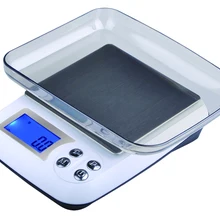 Цифровые кухонные весы 2000 г/1 г 2 кг пищевая диета почтовые кухонные весы баланс измерительный вес светодиодный электронные весы