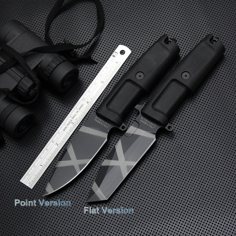 

EDC Extrema Ratio Fixed Blade Knife,5Cr15Mov Extrema CK0087 Tactical Knife,Outdoor Straight Knives Hunting Tools,Survival Tools