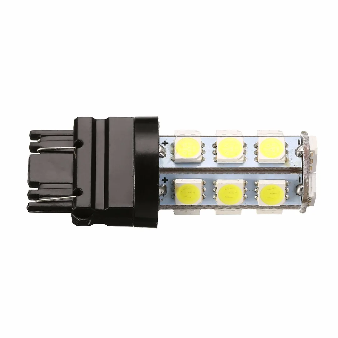 2 шт. T25 3157 18SMD 5050 светодиодные задние лампы для заднего хода холодный белый DRL