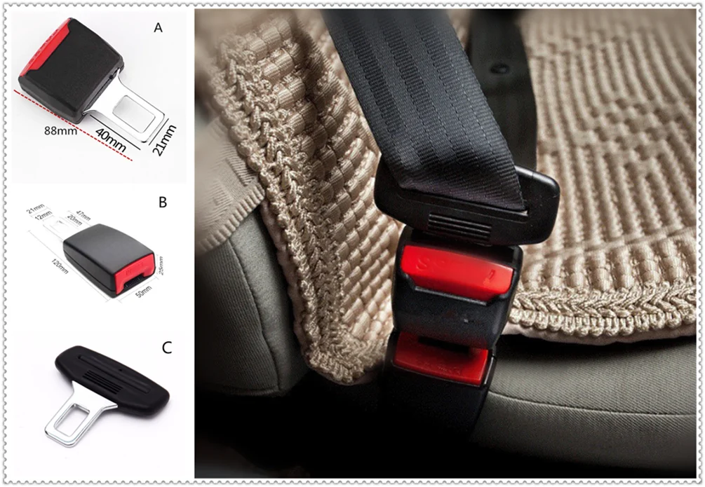 

Car seat belt Lock plug extension joint universal buckle head for Lexus UX RC ES RX NX LS LF-1 LC CT IS LX GS LF-SA