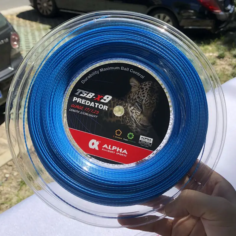 1 Reel ALPHA Quality NEW tennis strings 1.25mm 17 Gauge Bamboo