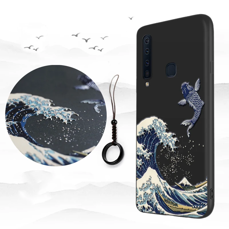 Чехол A9S для Samsung Galaxy A9 2018 Star Pro чехол 6 3 дюйма с объемным рельефом Матовая Мягкая