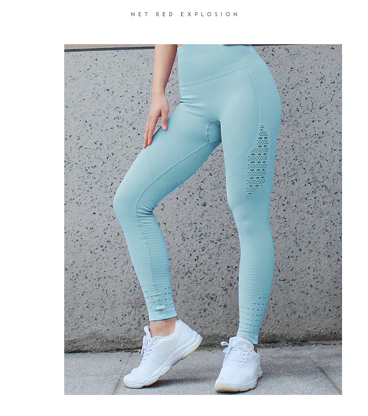 Fanceey женские брюки для занятий йогой и спортом Спортивная одежда для бега эластичные леггинсы для фитнеса бесшовный корсет Спортивные Компрессионные колготки брюки
