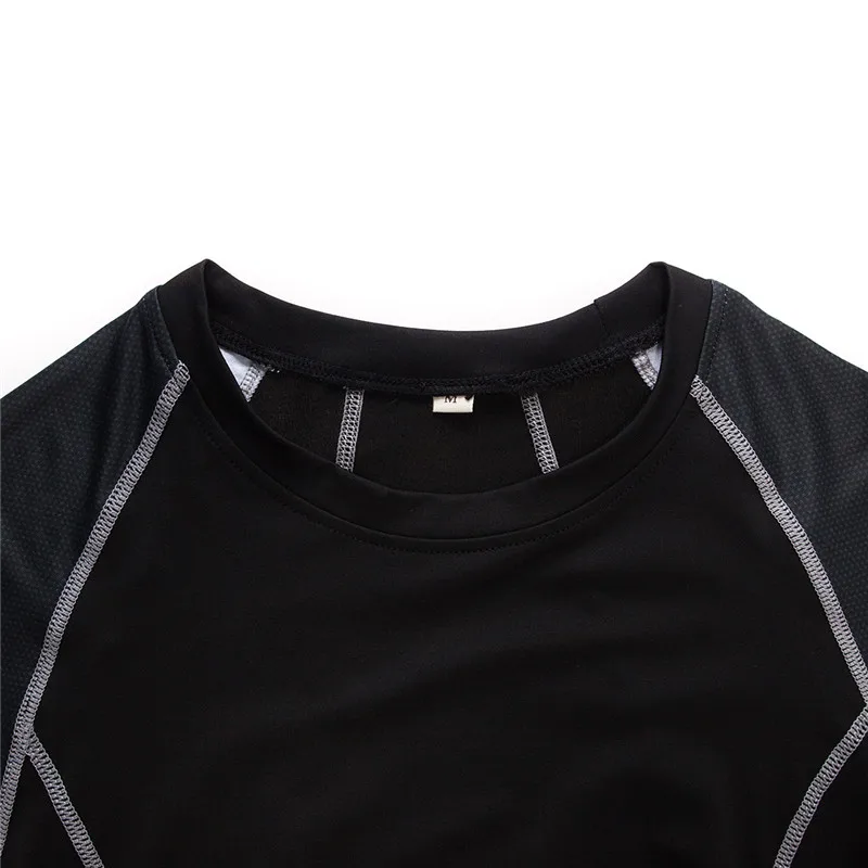  MMA Compression Men Sign T shirt quick dry Elastic Base Layer Skin Tight Weight Lifting Top Mens Te