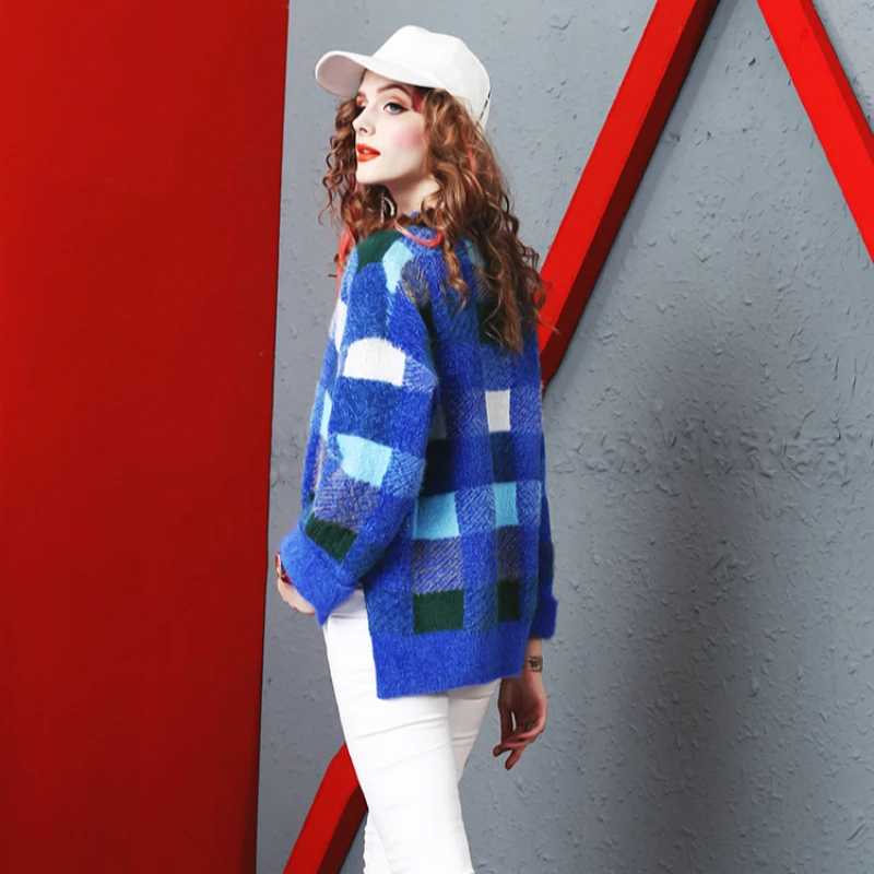 2019 New Year Mink Cashmere Sweater Women Autumn Winter Red Tops Women Knitted Pullovers Long Sleeve Jumper Pull Femme Clothing 2019 New Year Mink Cashmere Sweater Women Autumn Winter Red Tops Women Knitted Pullovers Long Sleeve Jumper Pull Femme Clothing