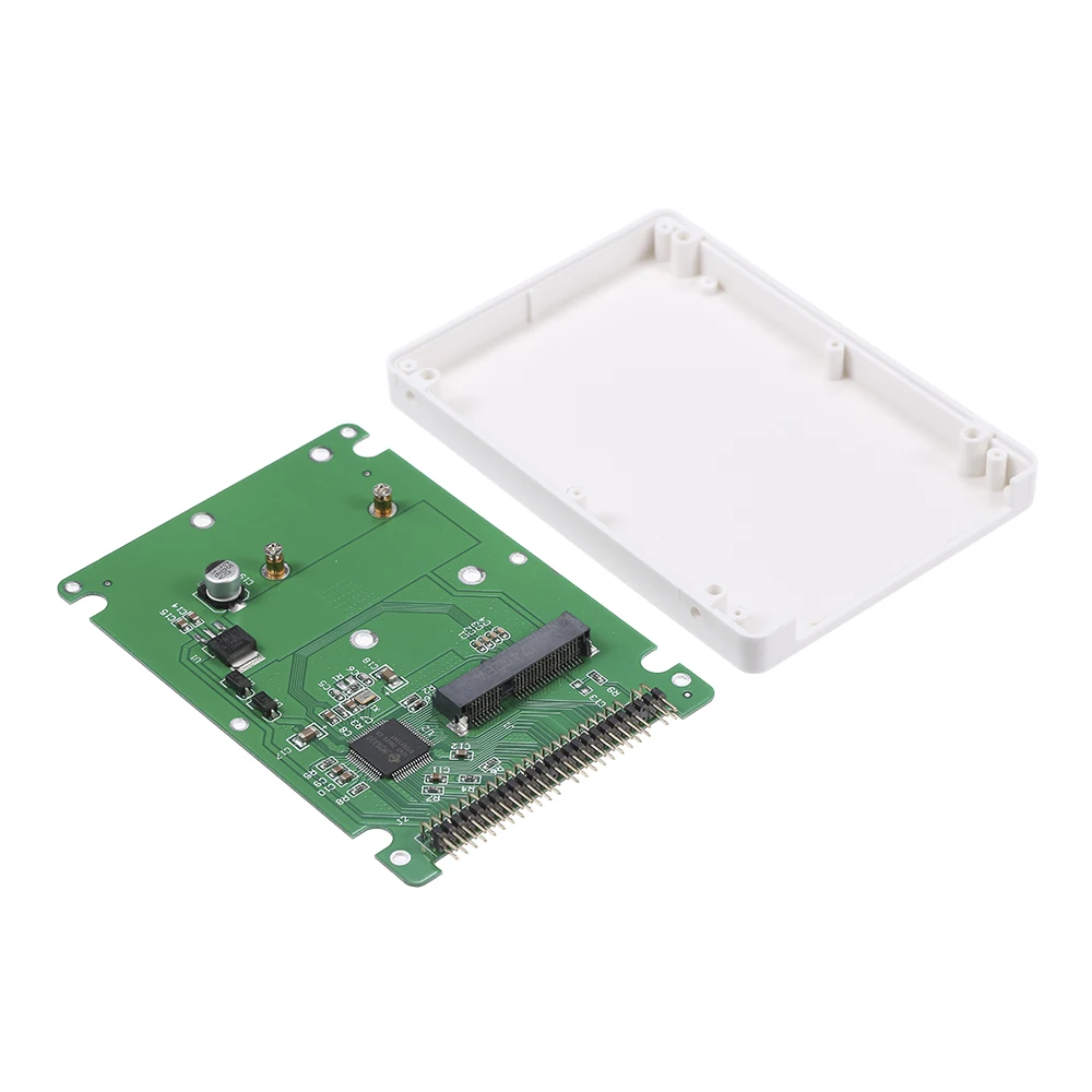 Корпус адаптера преобразователя SSD HDD mSATA 2 5 &quot44PIN PATA/IDE в PATA|Компьютерные кабели и