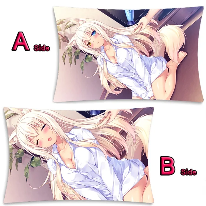 Аниме Nekopara Chocolat ванильный Azuki кокосовый клен Dakimakura обнимающий чехол для подушки для тела, наволочка для подушки, 2WAY 35x55 см - Цвет: 15