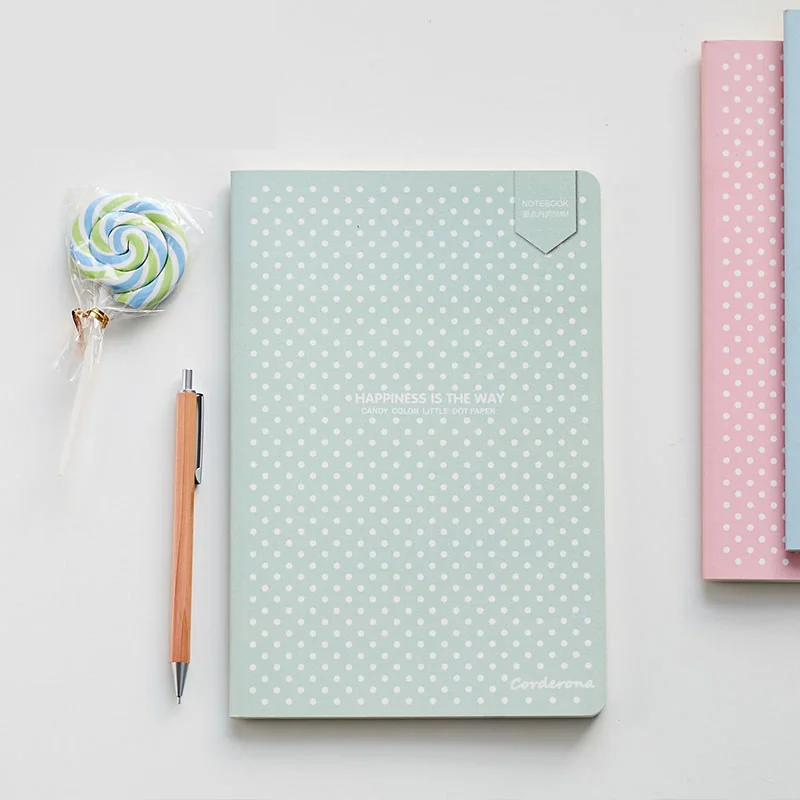 Dot Grid Notebook Stationery Lattice Creative Journaling Book Simple