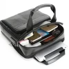 MEIGARDASS Genuine Leather Business Briefcase Men Travel Shoulder Messenger Bags Male Document Handbags Laptop Computer Bag 6