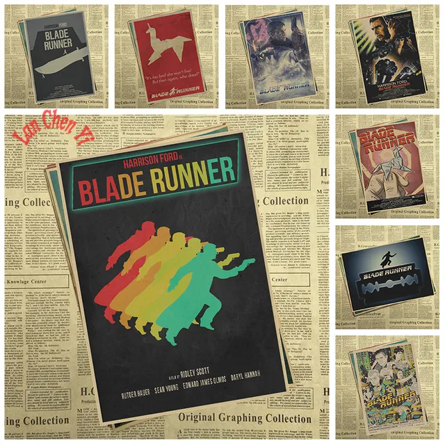 Best Quality Blade Runner Nostalgic Matte Kraft Paper Poster Office Gift Room Dining Home Decor wall sticker Design Best Quality Blade Runner Nostalgic Matte Kraft Paper Poster Office Gift Room Dining Home Decor wall sticker Design