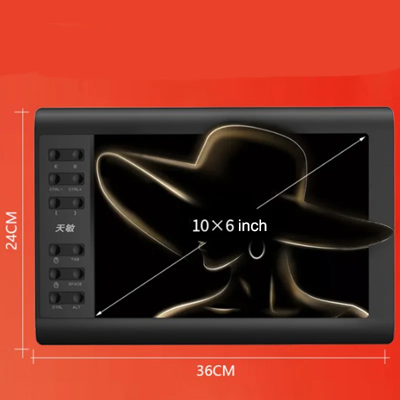 G10 Digital Drawing Tablet Hand-painted Board Drawing Graphic Tablets Connected to mobile phone Computer Painting Writing input