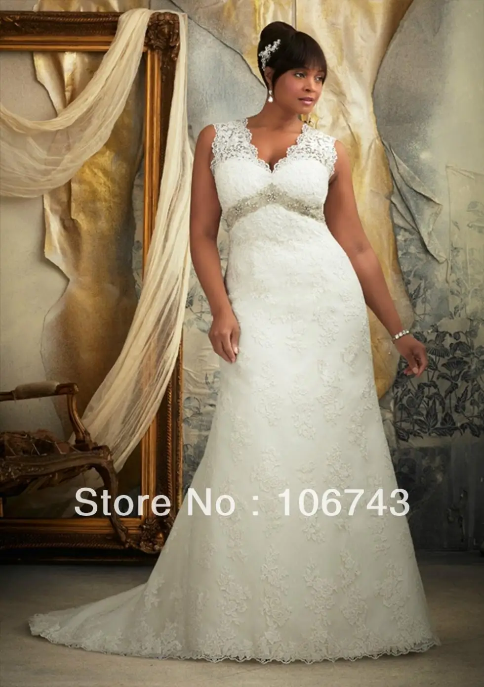 

free shipping 2016 crystal sashes brides maid dresses Custom size/color New Bridal fatty Plus Size white Lace Wedding Dresses