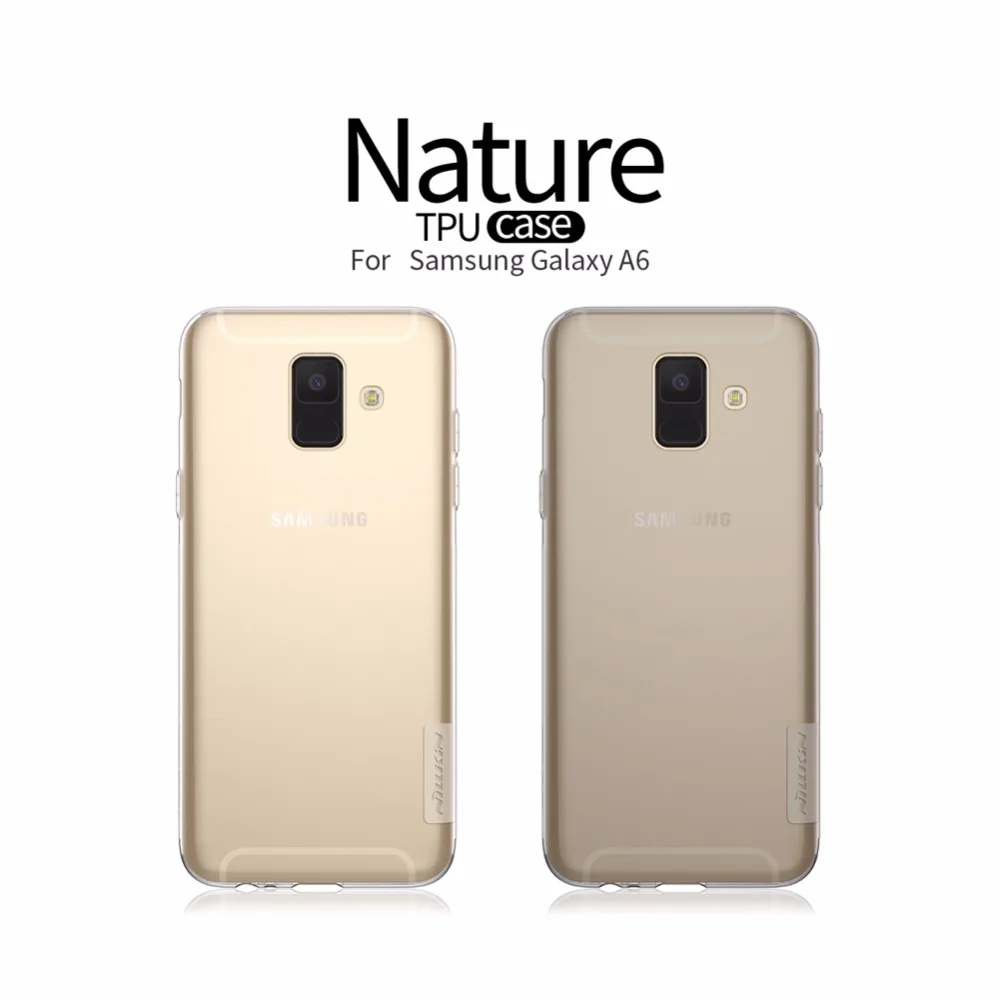 For Samsung Galaxy A6 Galaxy A6 Plus NILLKIN Nature TPU Soft Back Cover Case With Retail Package