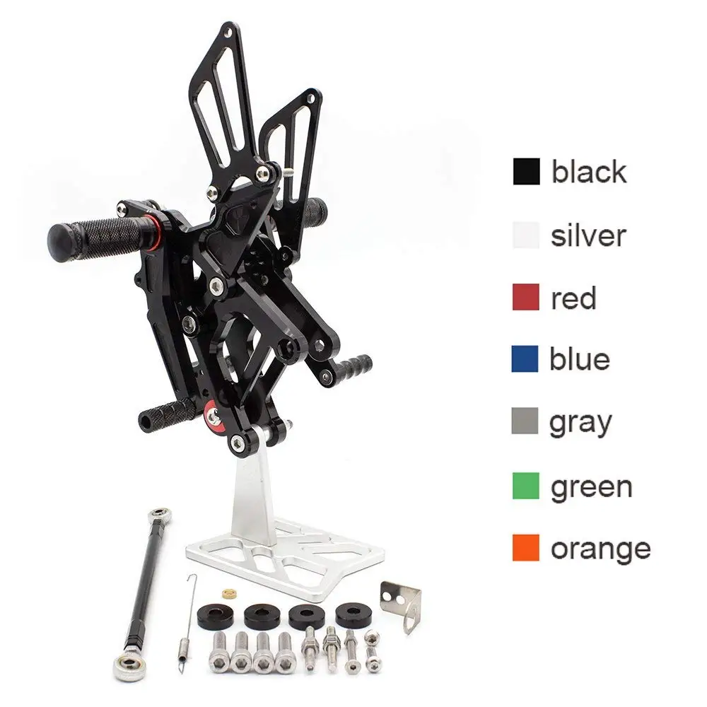 

CNC Adjustable Rearsets Foot Rest Foot Pegs Foot Rests For Honda CBR150 CBR125 2011 2012 2013 2014 2015 CBR 150 125