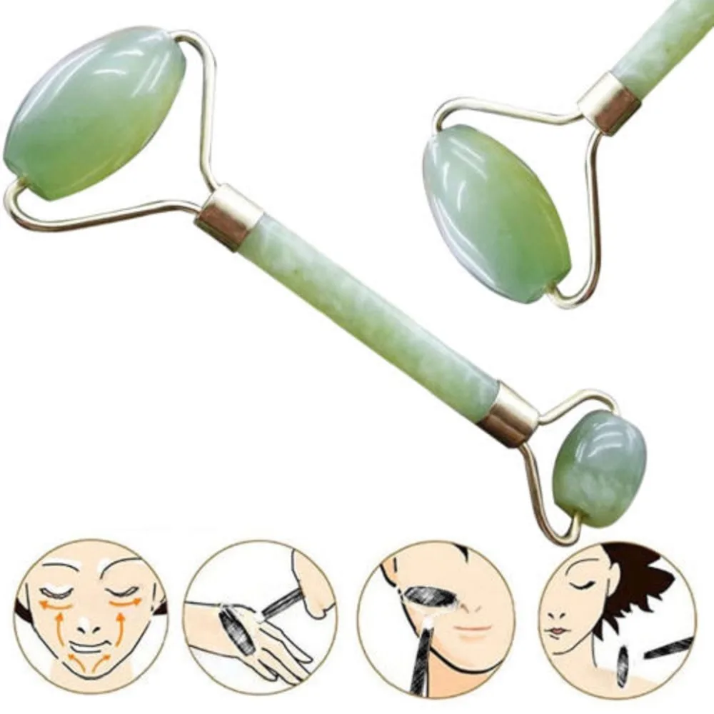 

Natural Jade Stone Face Care Massager Handheld Anti Wrinkle Face Body Foot Massage Tools For Facial health Best Gift Hot sales