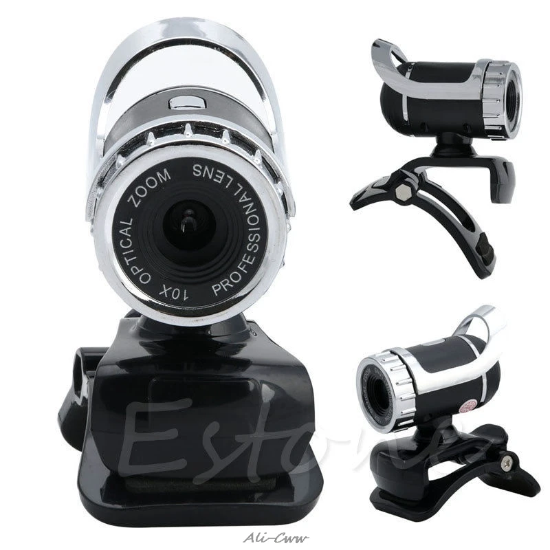 

360 Degree USB 2.0 Cable 50 Megapixel HD WebCam Web Camera With Microphone for Desktop Computer Laptops Accessories New