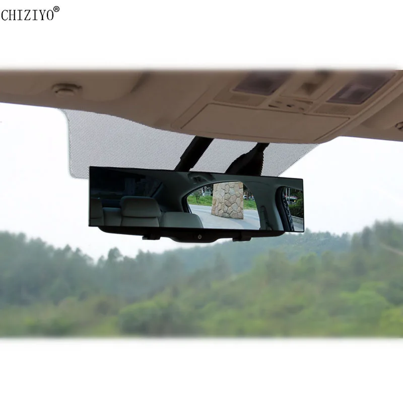 

Universal 300mm Auto View Rear Mirror Anti-glare Flat Clip Backup Car Rearview Mirror CHIZIYO