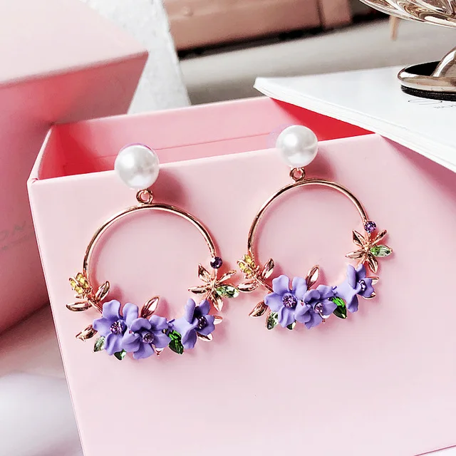 New-Fashion-Women-Jewelry-Resin-Plant-Flower-Ins-Cherry-Color-Earrings-Pearl-Drop-Earrings-For-Female.jpg_640x640 (1)