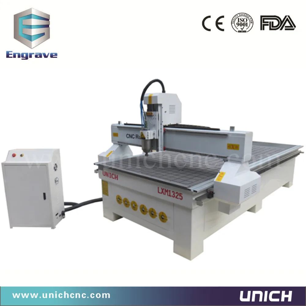 Простота в эксплуатации 1300X2500 мм cnc токарный станок по дереву