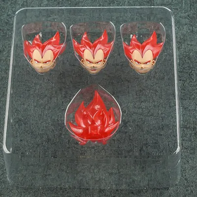 Драконий шар Demoniacal подходит для SHF Yamcha SSJ Goku Vegeta tien shinhan аксессуары головной убор замена волос комплект одежды - Цвет: Red