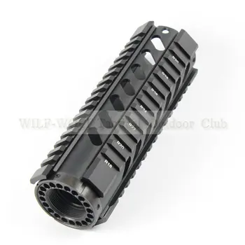 

Tactical T-Series 7"Free Float Quad Rail Mounting System Handguard On Standard Carbine Length AR15 M4 Rifles for Hunting