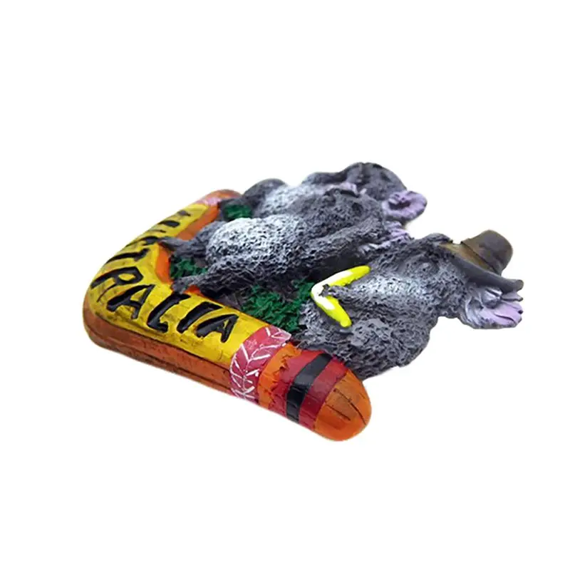 Австралийская тема 3D кенгуру ленивый кантри знак холодильник магнит магнитный крючок украшение дома туристический сувенир искусство ремесла