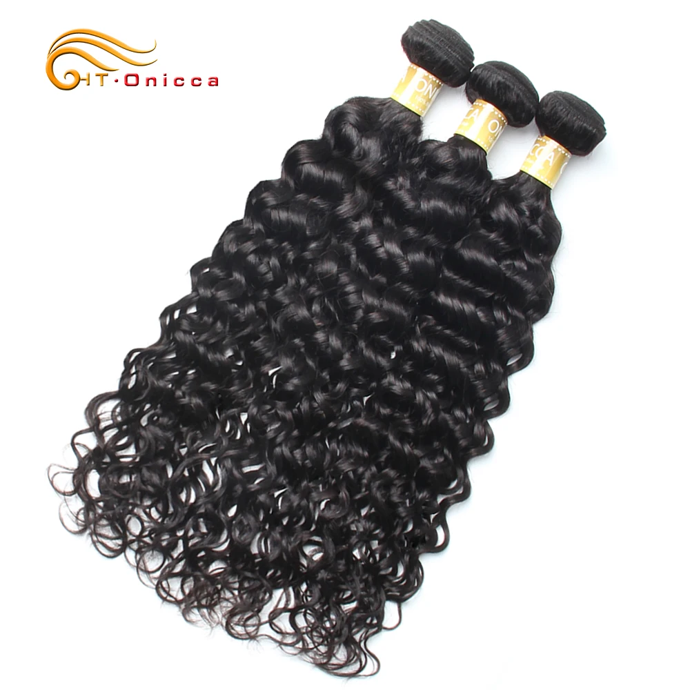 

Malaysia Water Wave Hair Bundles Human Hair Weave Bundles Natural Color Can Buy 3 or 4 Bundles Hair Extensions 1pc Remy Hair