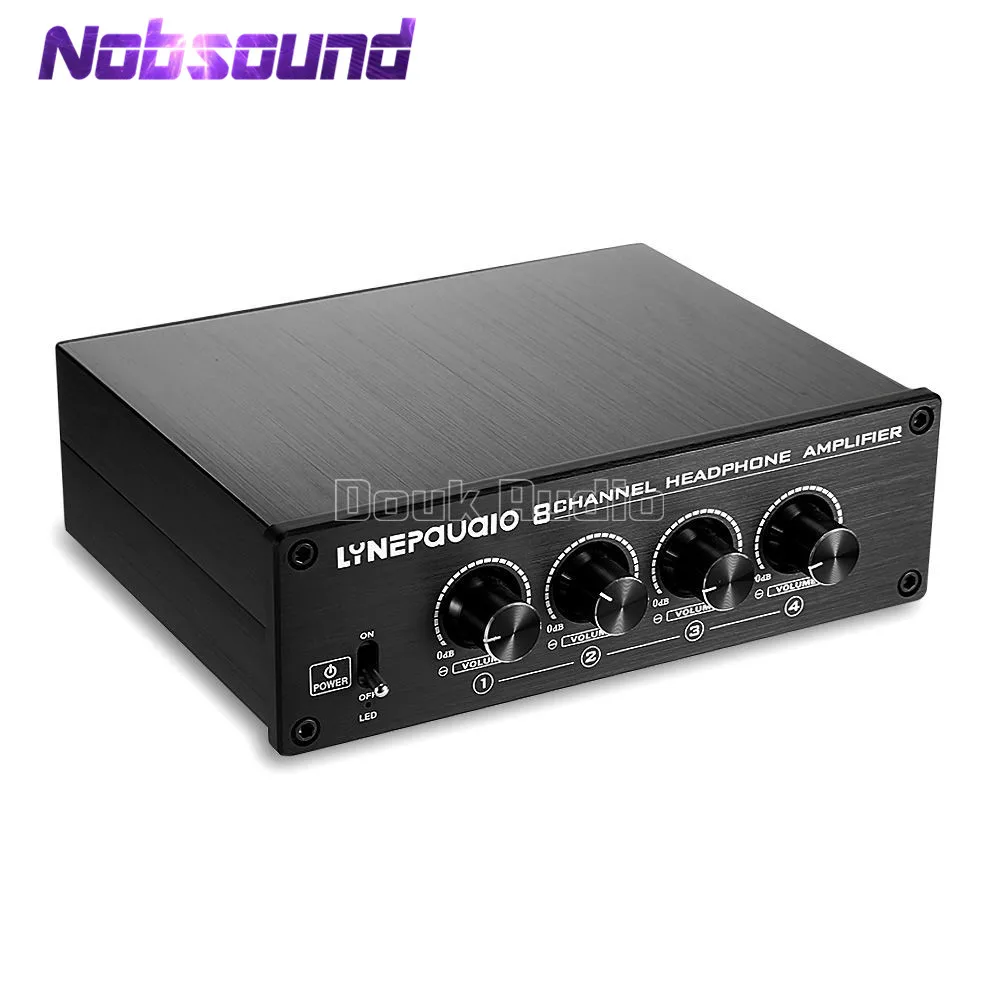 Nobsound мини стерео 8 канальные наушники усилитель мощная гарнитура распределитель