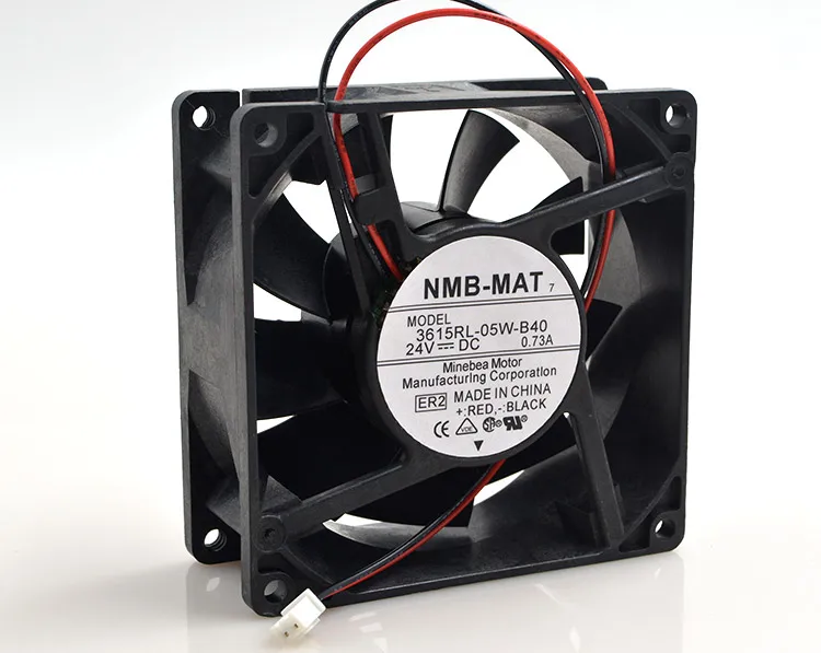 

New original 3615RL-05W-B40 9038 9CM 24V 0.73A waterproof inverter fan