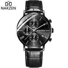 NAKZEN 2018 New Watches Men Luxury Brand Chronograph Man Sports Watches Waterproof Full Steel Quartz Watch Relogio Masculino NAKZEN 2018 New Watches Men Luxury Brand Chronograph Man Sports Watches Waterproof Full Steel Quartz Watch Relogio Masculino