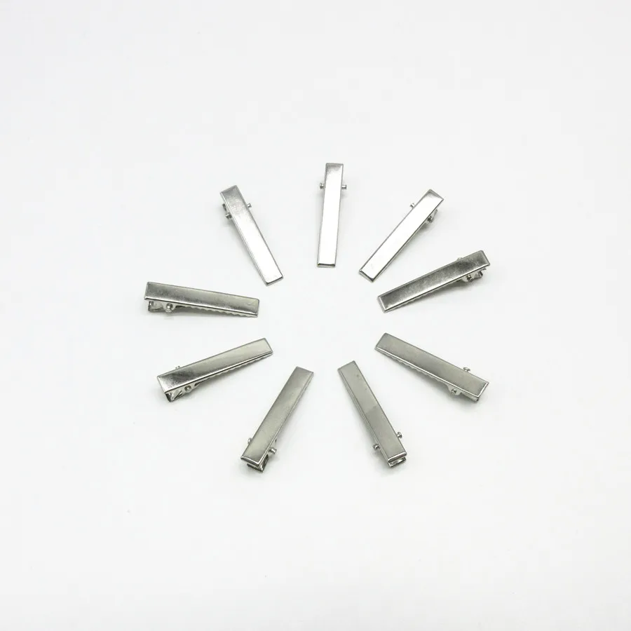 50pcs Wholesale 4cm DIY Alligator/Crocodile/Duckbill hair clips with