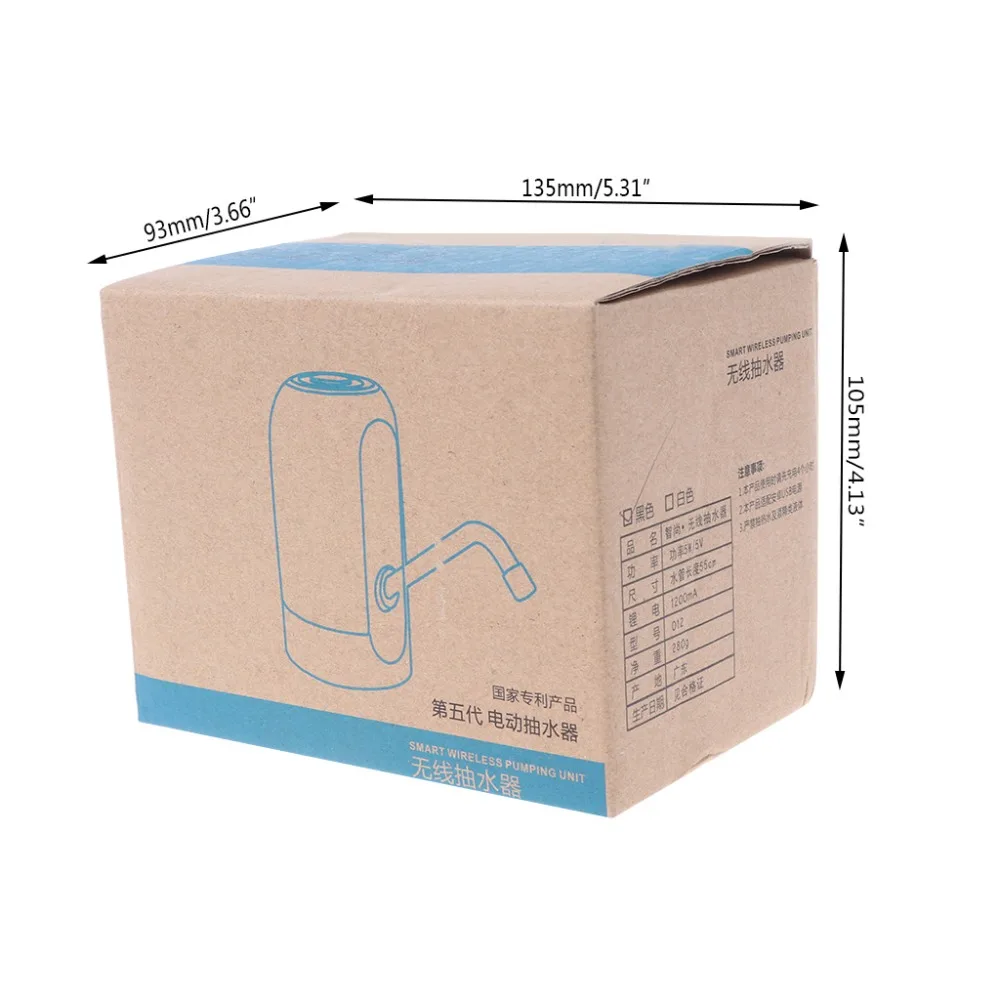 Магазин жарки 1 комплект Мини Портативный 4 Вт 5 В автоматический электрический портативный диспенсер для водяного насоса галлон питьевой дозатор для бутылки зарядка через usb