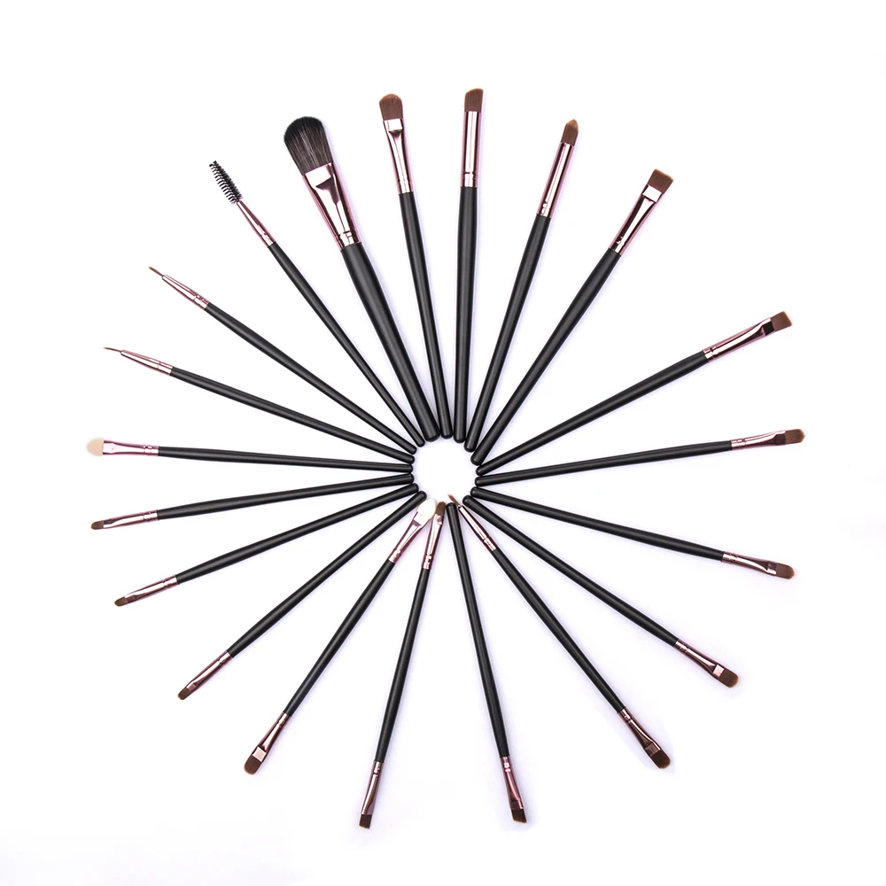 

BBL 20pcs/set Eyeshadow Makeup Brushes Set Pro Rose Gold Eye Shadow Eyeliner Eyelash Eyebrow Lip Blending Make Up Brushes Tools